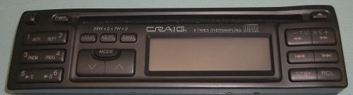 Craig am-fm cd receiver detachable faceplate