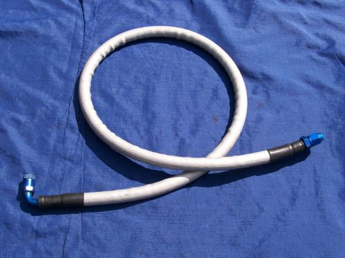 Nascar 62" insulated stainless steel braided racing hose an-10