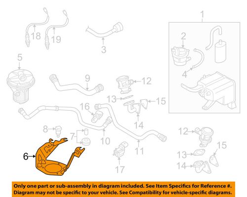 Audi oem 07-10 q7 4.2l-v8 emission-air pump bracket 7l0906287