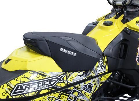 Skins grip top seat wrap-cover `13 14 15 ski-doo rev xm w/storage | swg455-bk