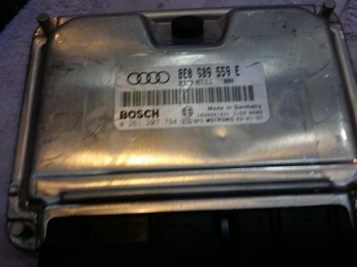 Audi audi a6 engine brain box electronic control module; 3.0l 03