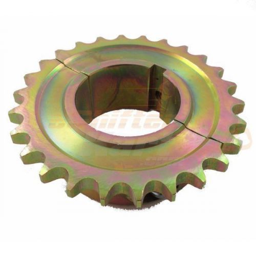 428 steel 2-piece axle sprocket - 50mm. set screw - 28 tooth - for shifter karts