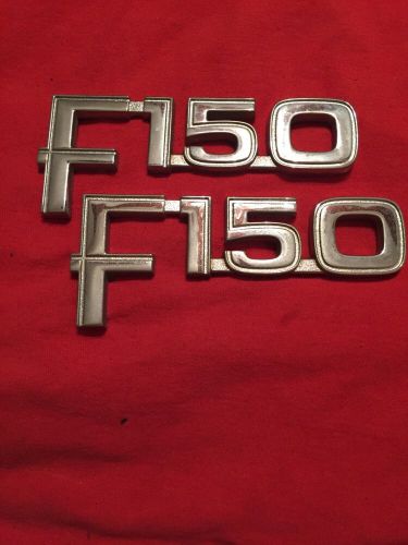 1982 83 84 85 86 ford f150 front fender emblem