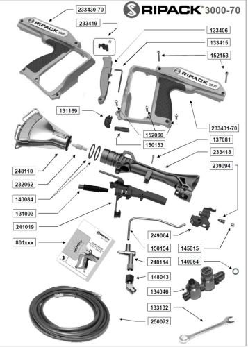 Regulator for all model ripack heat guns    part# 134046(f)