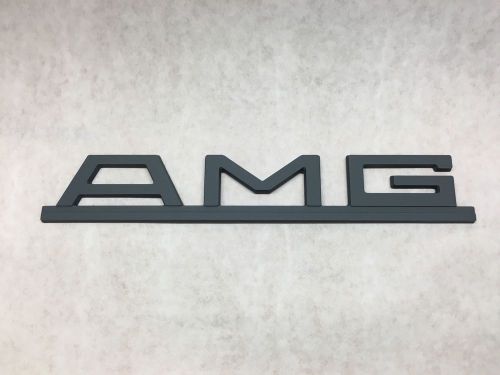 Amg pre merger mercedes rare emblem badge logo 560 sel sec w126 w124 r107 primer