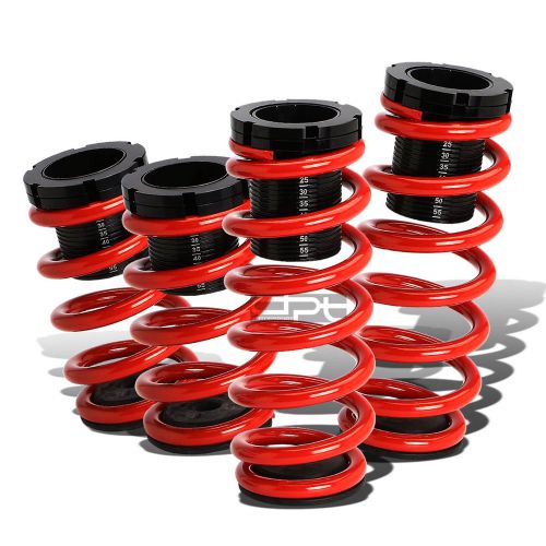 For 93-97 ford probe/mx6 adjustable scaled coilover red coil springs 1-3" drop