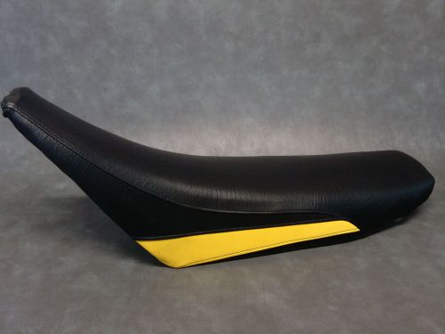 Suzuki rm125 seat cover 1999 2000   in 2-tone black &amp; yellow  or 25 colors