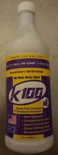 K100 md diesel fuel stabilizer water and microbe eliminator, cleaner &amp; anti gel