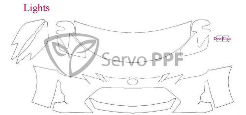 14+ scion tc glossy clear bra full kit ventureshield ultra by 3m