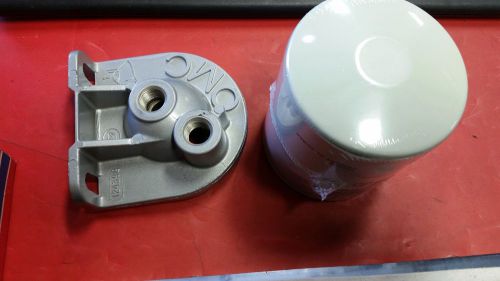 New omc fuel/water separator also acts as a fuel filter  omc 174176