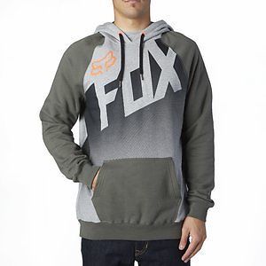 Fox racing captive mens pull over hoody heather gray