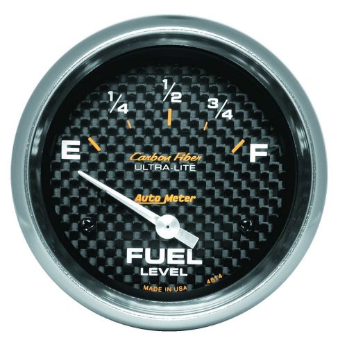 Find Auto Meter 4814 Carbon Fiber; Electric Fuel Level Gauge in Multiple Warehouses, United