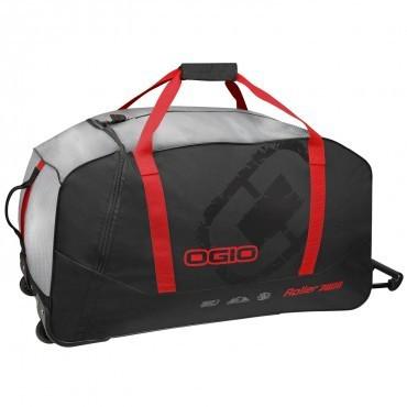 New ogio roller 7800 wheeled chrome motocross motorcycle gear luggage bag