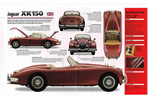 Jaguar xk150 / xk-150 imp brochure: 1957,1958,1959,..........