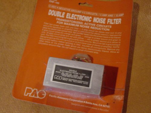 Double electronic noise filter pac enf-105 car truck marine radio stereo usa 1