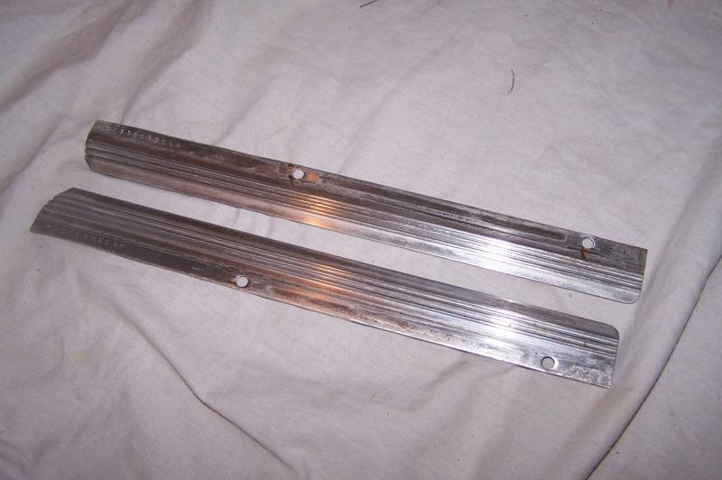 Vw bug exterior chrome accent strips bug / beetle / super 1973-1979
