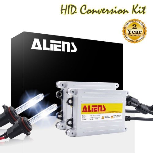 55w 9005 hid headlight high beam bulbs &amp; digital slim ballasts kit 10000k (k）