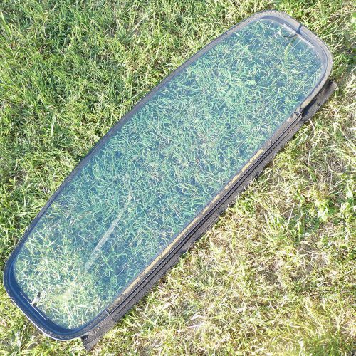 Original volvo c70 convertible rear window glass in top canvas back pilkington