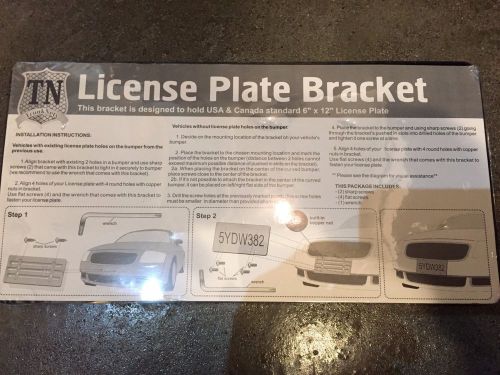 Trunknets license plate bracket