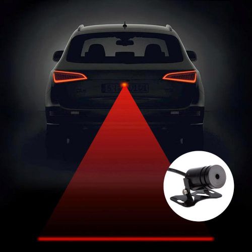 Car led laser fog light rear-end anti-collision taillight warning signal lamp