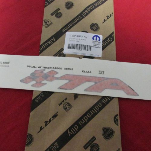 Srt viper 2015 t/a time attack nameplate badge decal mopar oem