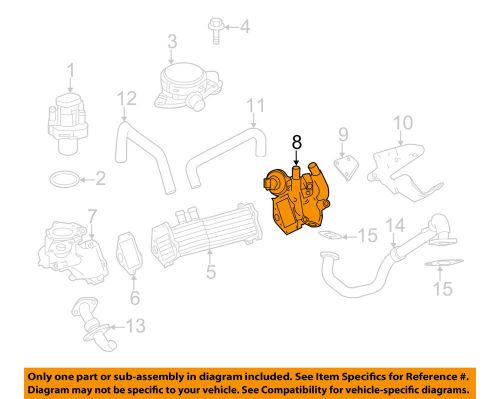 Mercedes mercedes-benz oem 10-13 sprinter 2500 3.0l-v6-egr valve 6421401563