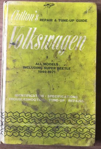 Chilton's manual repair &amp; tune-up guide  for all volkswagen modells 1949-1971