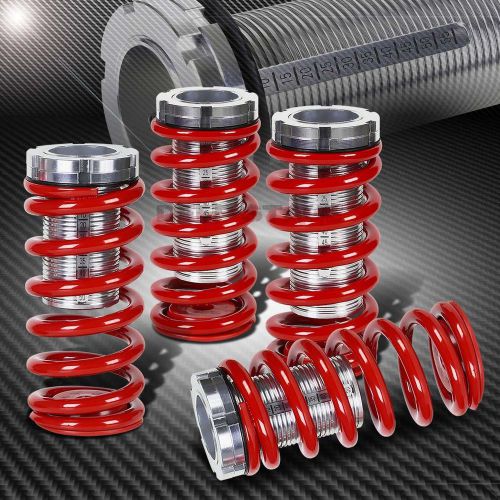 Front+rear suspension scale coilover 0-3&#034; spring red for eclipse/talon 1g/2g