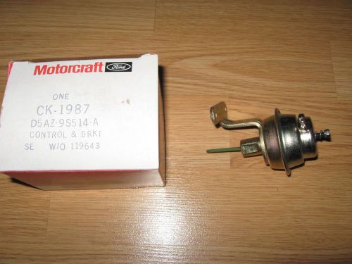 Nos ford choke pull off ck-1987 control &amp; brkt. d5az-9s514-a mustang cougar f150