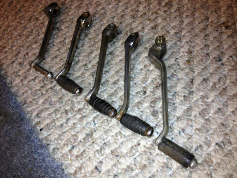 Gear shift levers for suzuki gt750 gt550 set of five