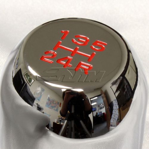 Find JDM Chrome 5 Speed TypeR Style Manual Aluminum Gear Stick Shift