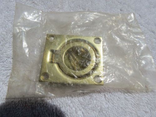 Nib brass ring pull handle boat sail tug ship