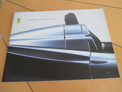 Ferrari 360 m.y. 2000 sales brochure prospekt 1602/00