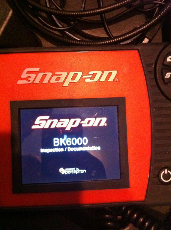 Snap-on bk6000 inspection camera  borescope, recording, video/still 