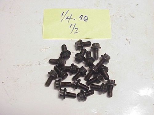 20 new arp 12-point flange bolts 1/4"-20 x 1/2" nascar l@@k engine builders