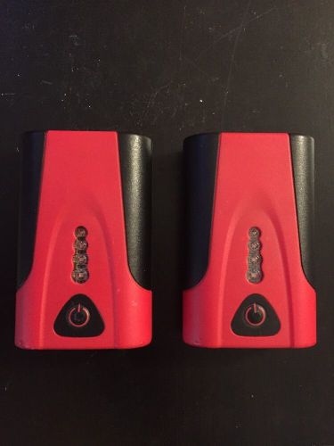 2 gerbing li ion battery packs batli726rl with dual charger 7.4v 2600mah