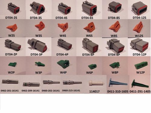 1022 pc grey deutsch dt series connector kit
