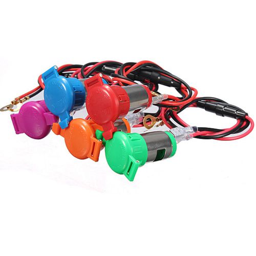 12v-24v car motorcycle tractor cigarette lighter power socket plug outlet hjh-09