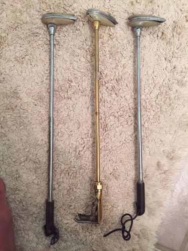 Lot of 3 vintage original automobiles fender mounting parts