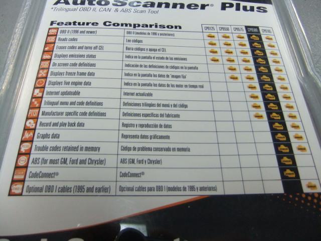 Actron CP9580 Auto Scanner with CodeConnect Trilingual OBD II, CAN & ABS Scan, US $160.00, image 2