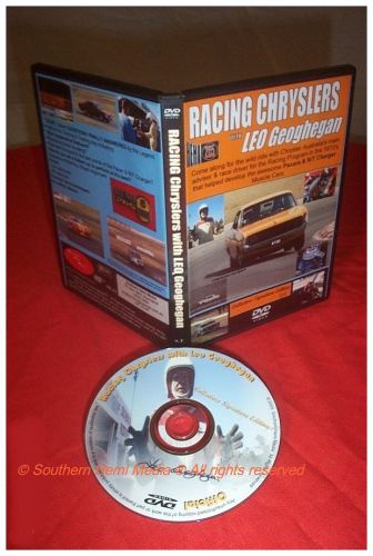 Signed race chryslers leo geoghegan dvd no.31 of 137 rare! valiant collectors