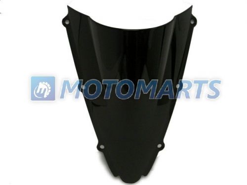 Dark raised racing windscreen windshield for yamaha yzfr1 yzf 1000 r1 00-01