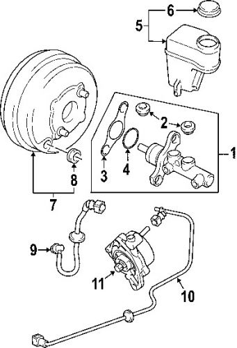 Saab 55561099 genuine oem vacuum pump