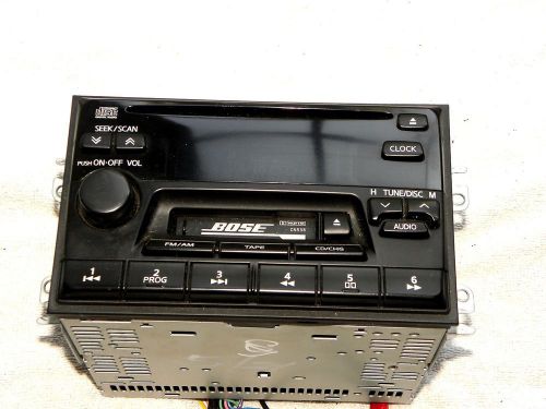 1998  bose nissan infiniti qx4 oem radio 6 cd changer cassette player pn-2261f
