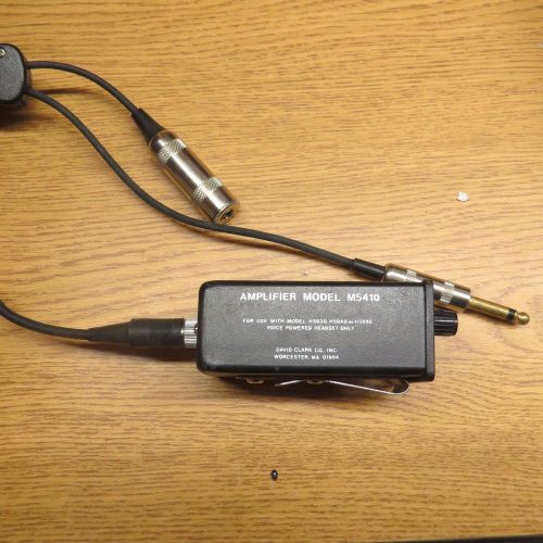David clark m5410 amplifier nice used
