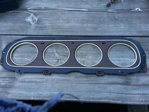 1969 ford mercury cougar xr7 dash guage cluster bezel