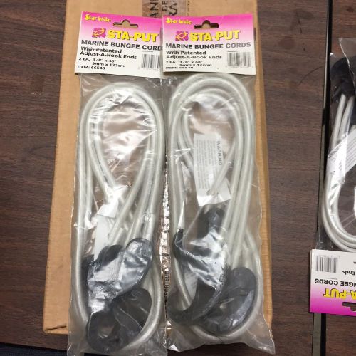 Star brite marine bungee cords 14 packs of 2- 3/8"x 48" length w/adjust-a-hooks