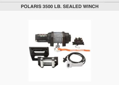 2878267 - polaris integrated 3500 winch ranger 500 efi xp