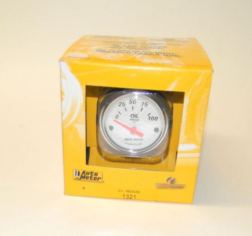 Autometer arctic white electrical water temperature gauge 2 1/16" reman