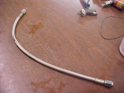 Used 14" x 3an braided line w/ fittings for nos fogger nozzle n20 nitrous oxide